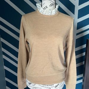 J. Crew Tippi Merino Wool Sweater with Lace Collar